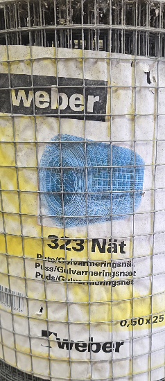 Puts nät galvaniserad